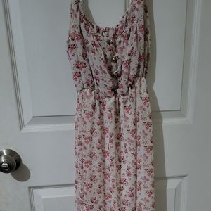 Long flower dress